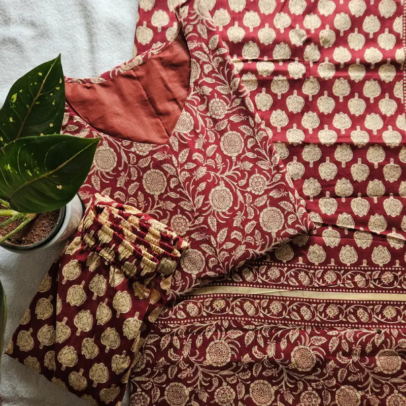 JC0023-Jaipuri Cotton-3-piece set