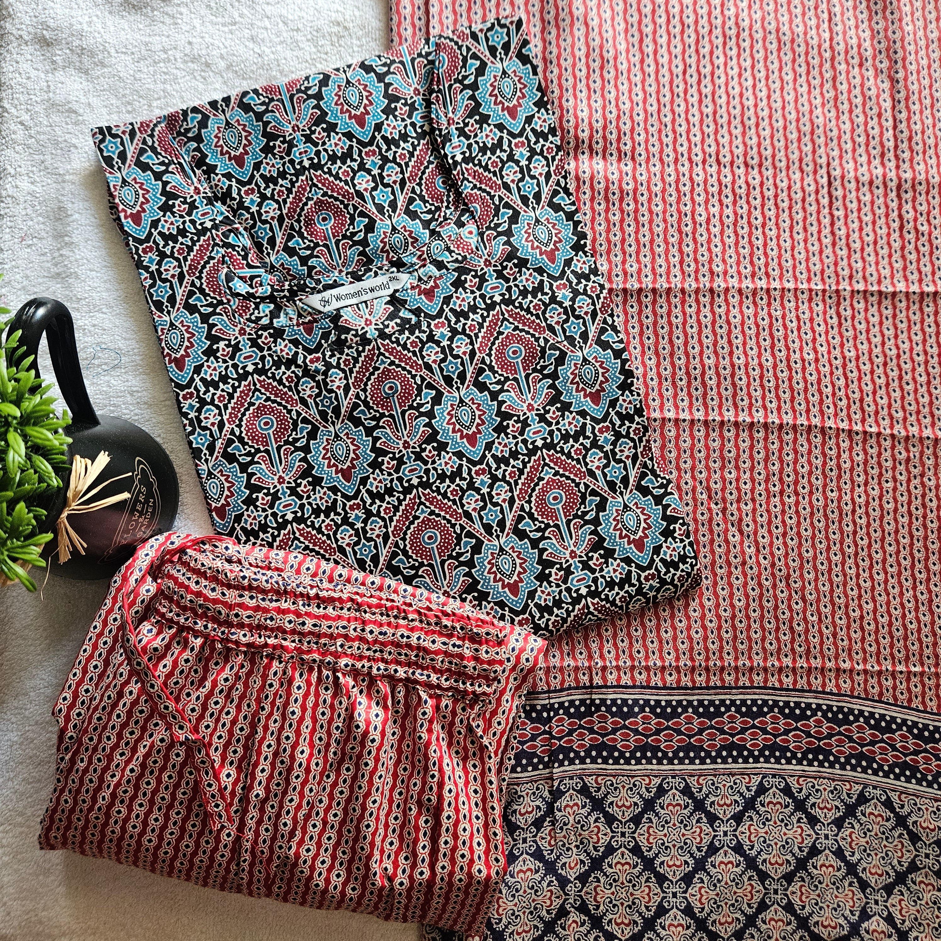 Ikkat cotton mill print 006