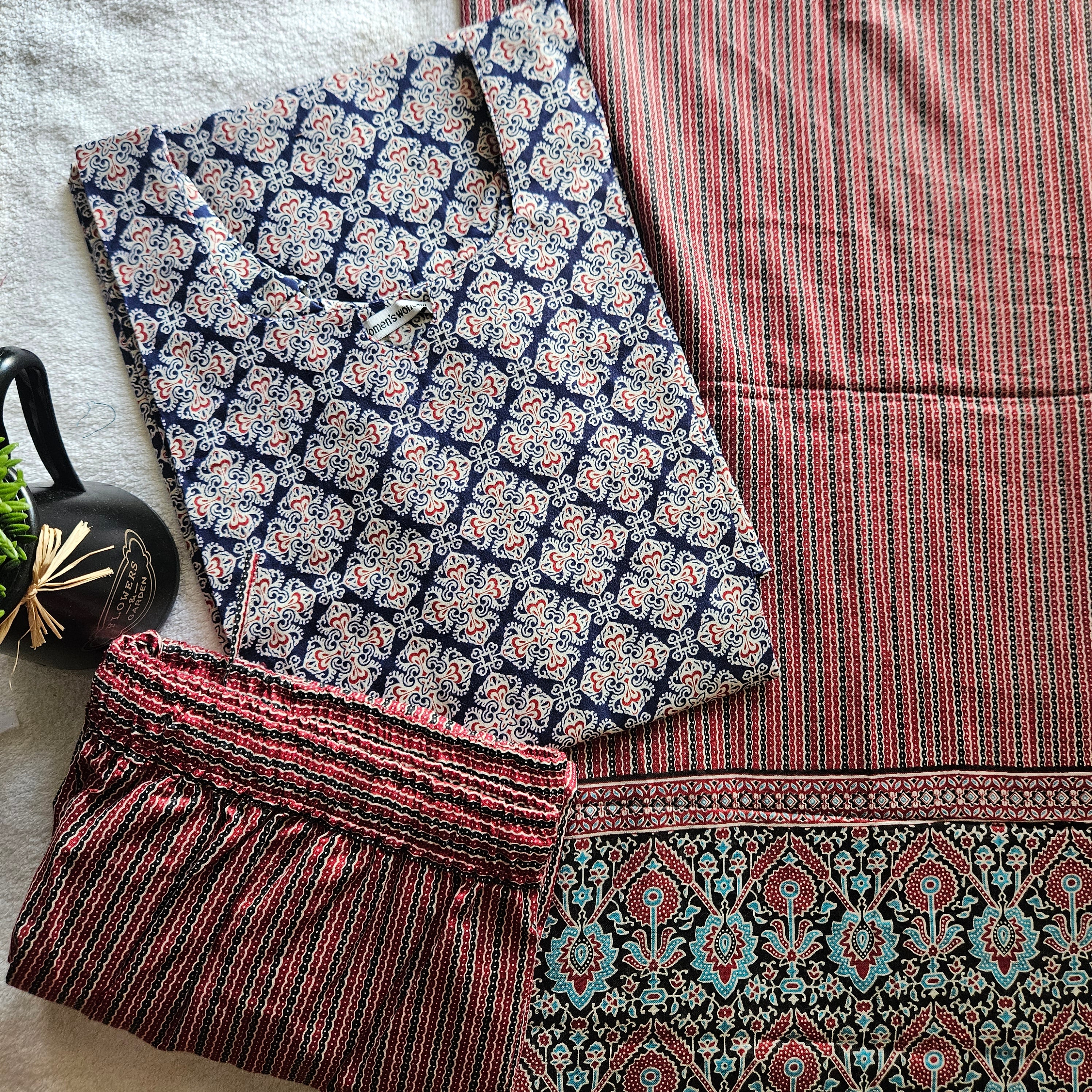 Ikkat cotton mill print 003