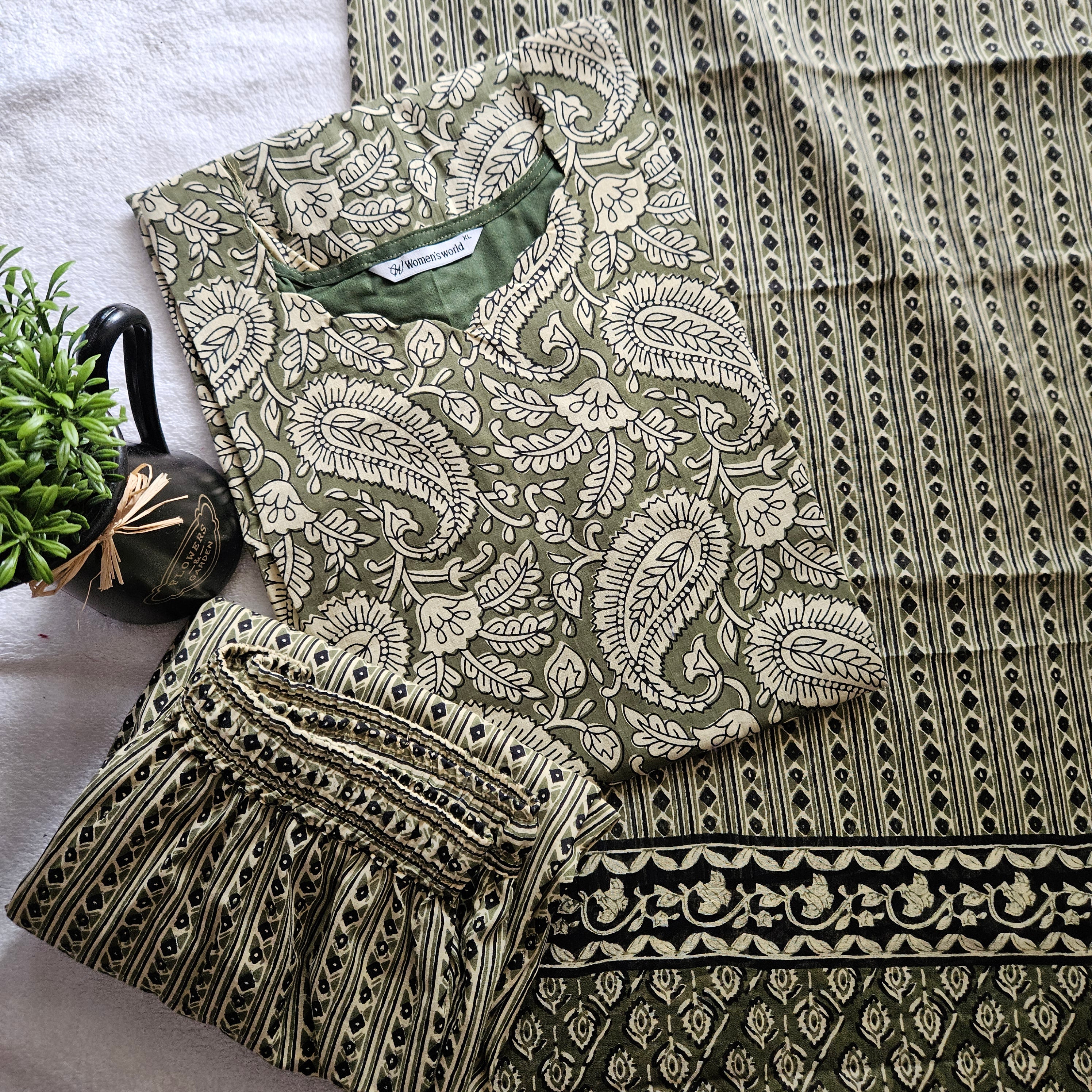 JC0097- Jaipur cotton- 3 piece set
