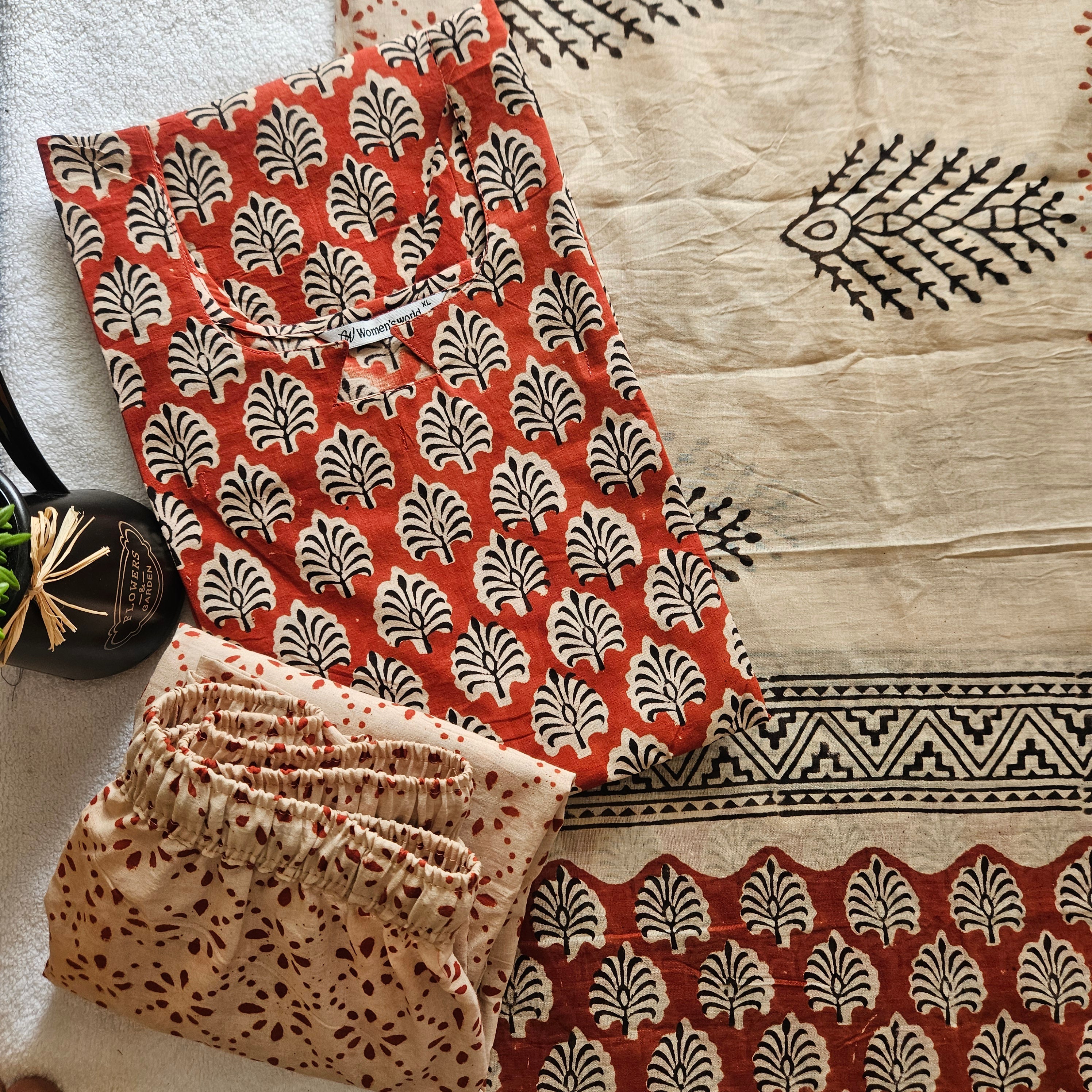JC0101- Jaipur cotton- 3 piece set