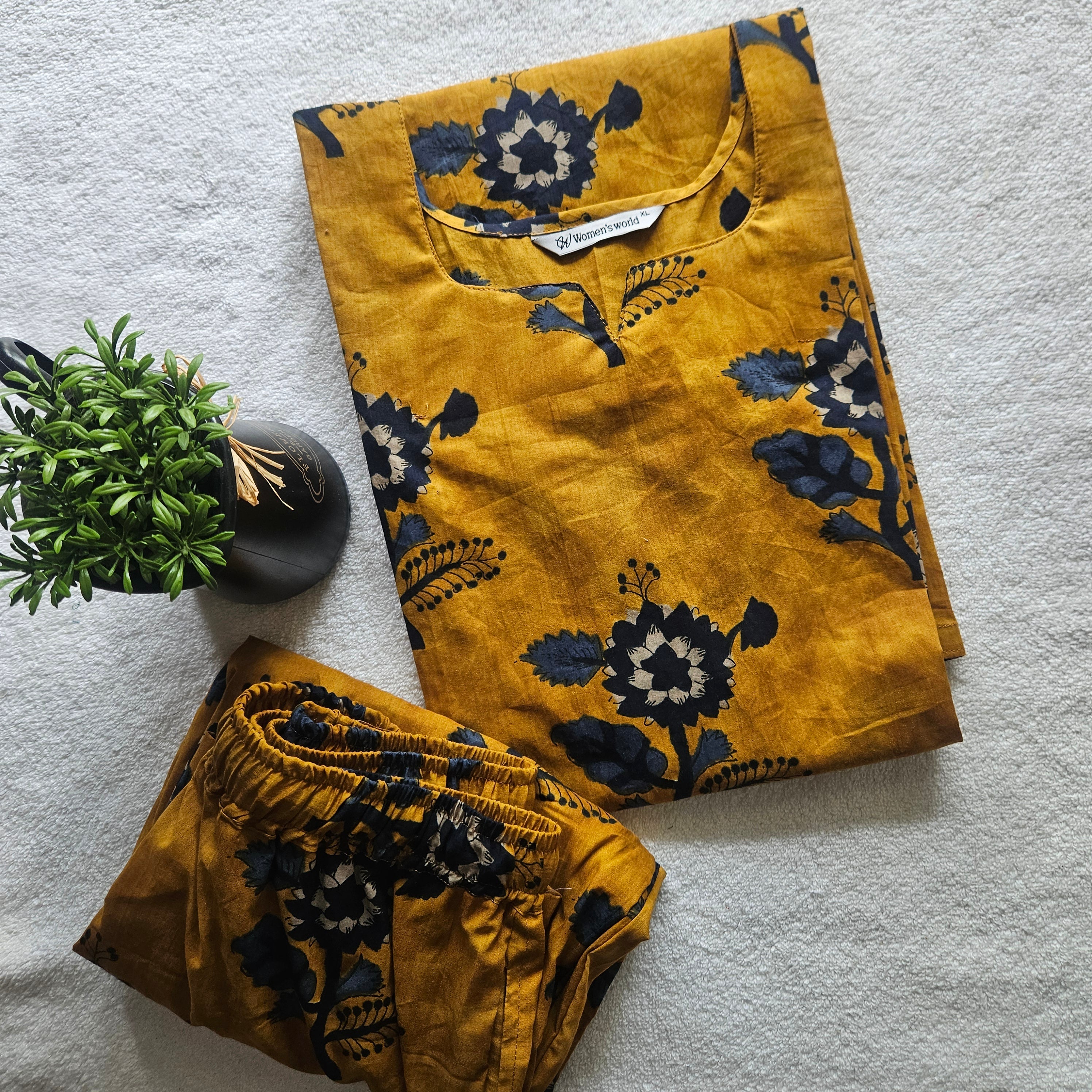 AJ00024 - Co-ord Set - Mustard