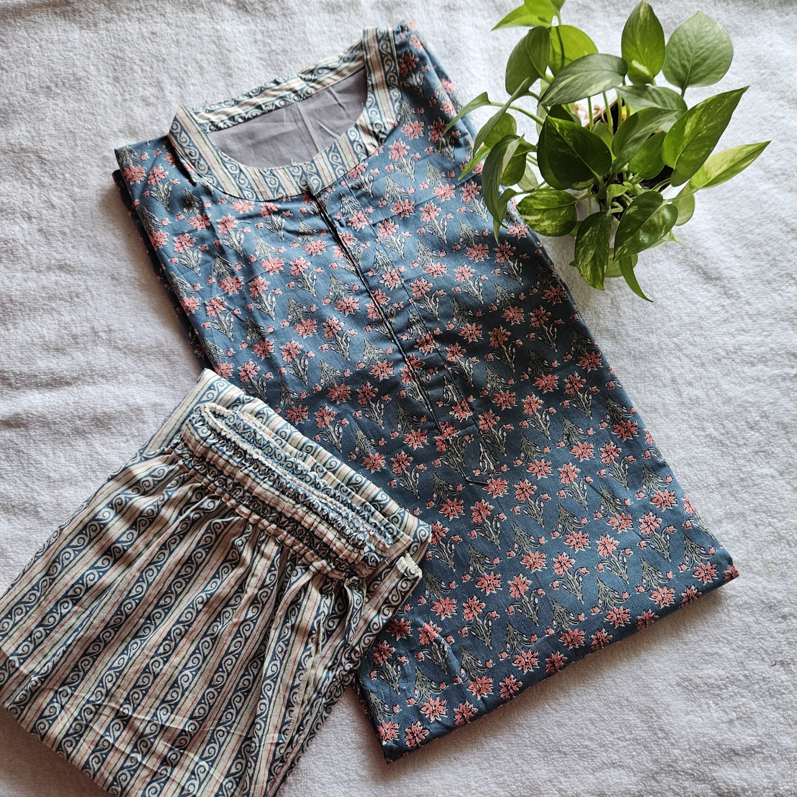JK00012-Jaipur handblock 2 piece set