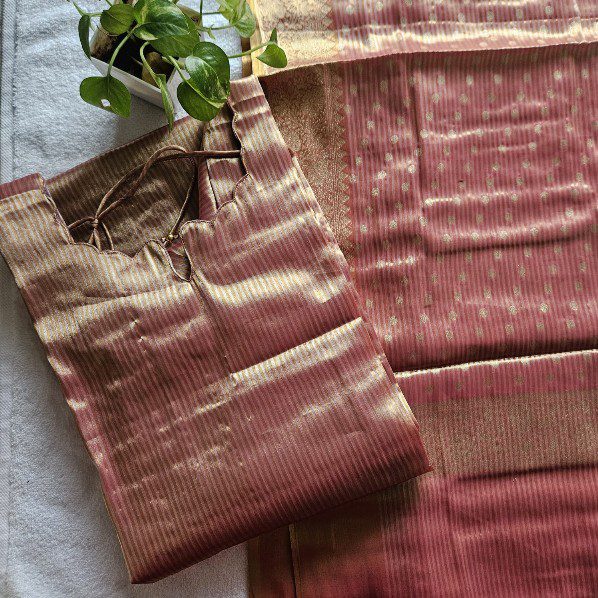 TS0004 - Pink Tissue silk with Linning