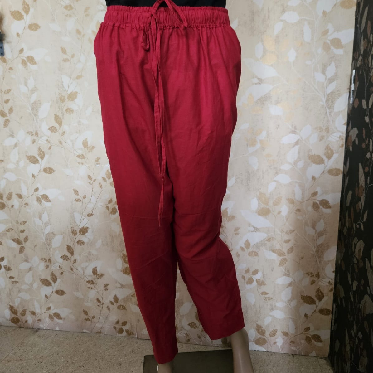 PT07-Straight cut pant - Red