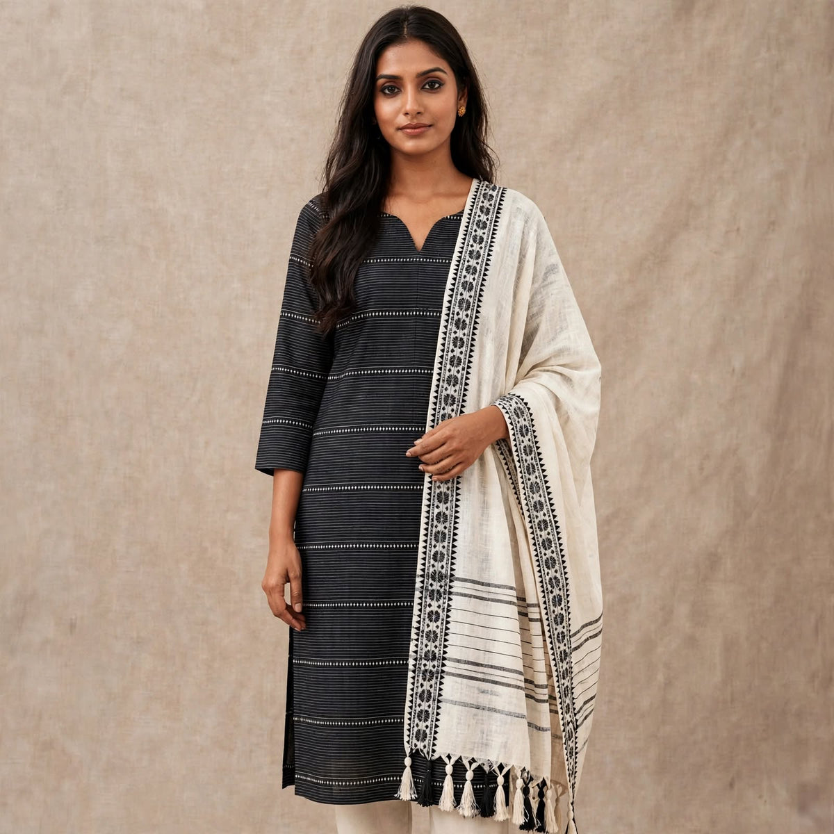 HC2P017-Black with White