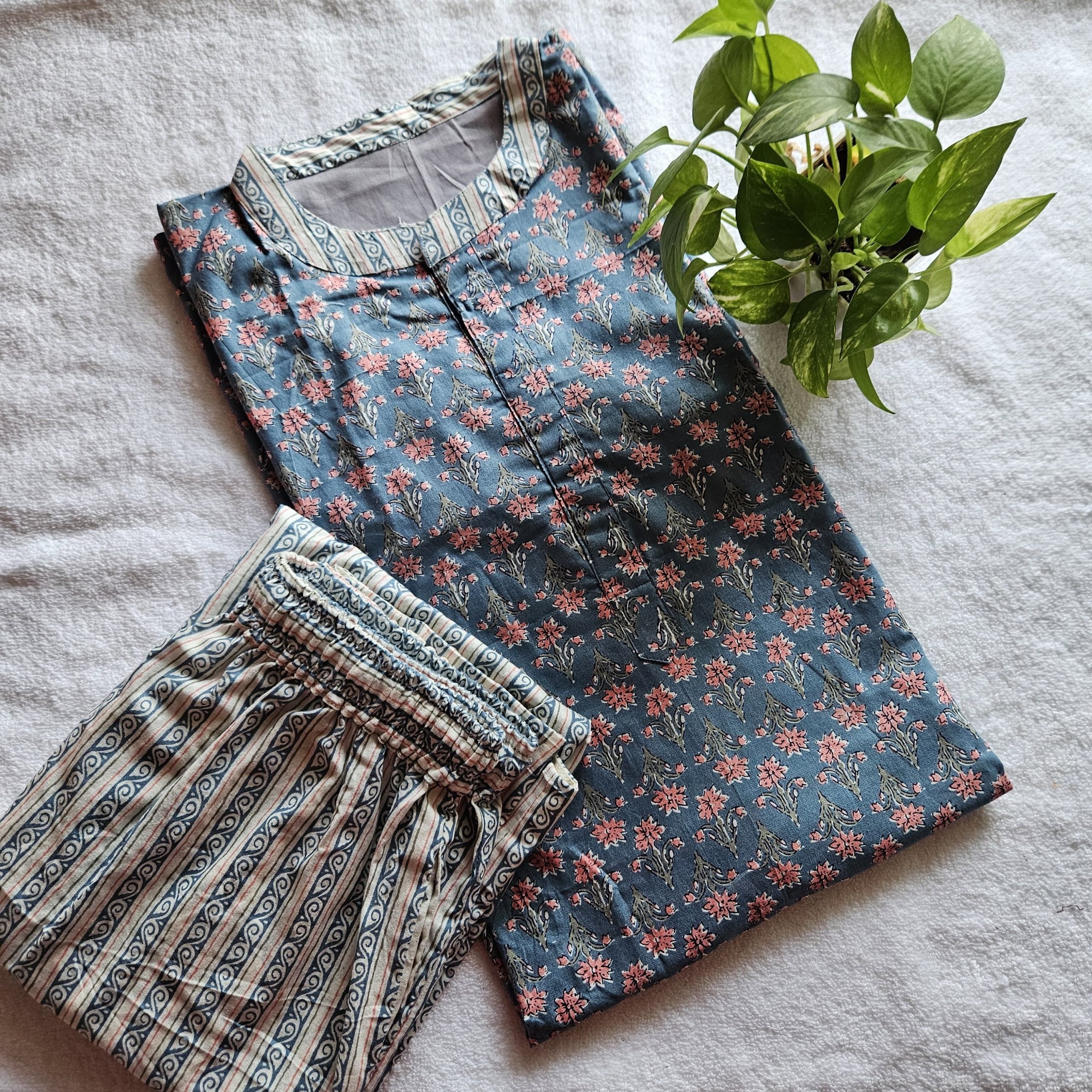 JK00012-Jaipur handblock 2 piece set