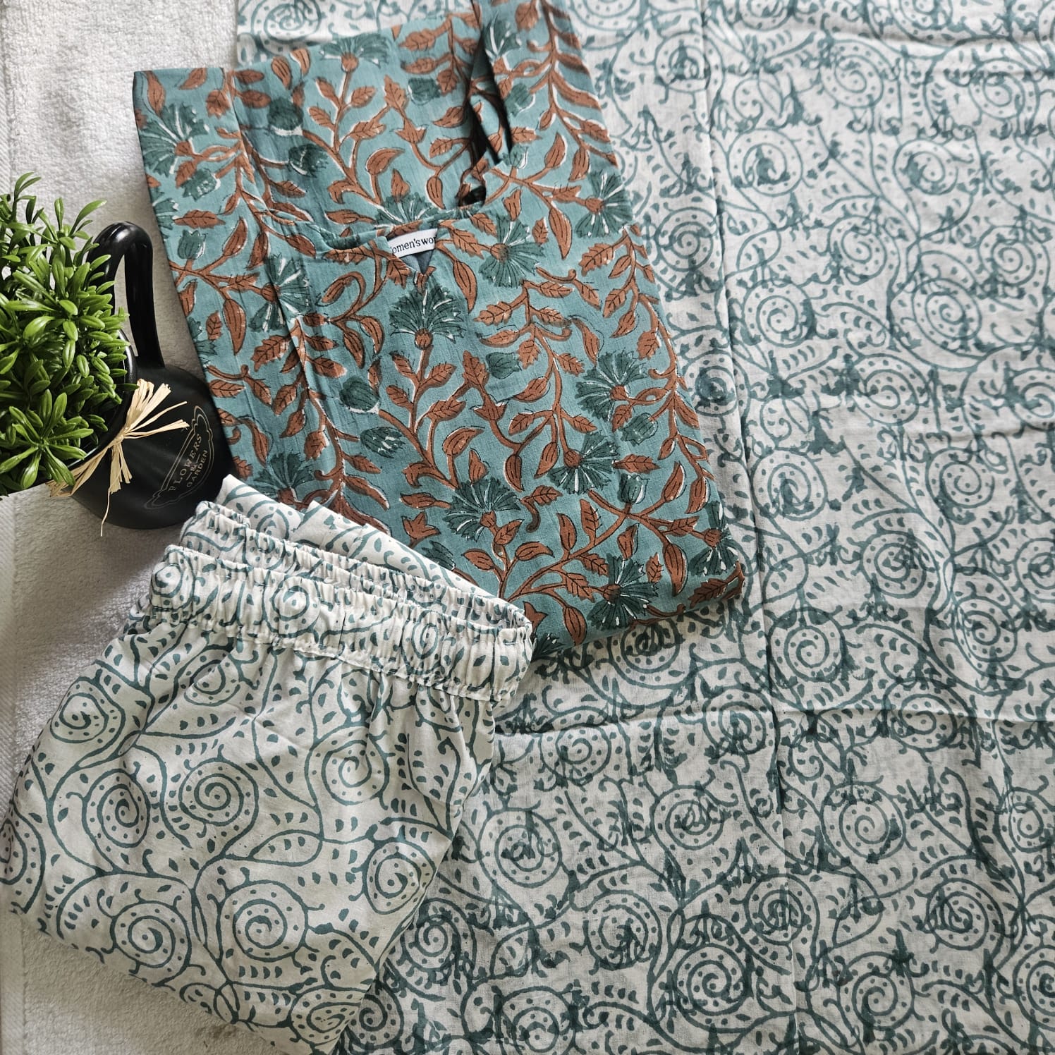 JC0091 - Jaipur cotton- 3 piece set