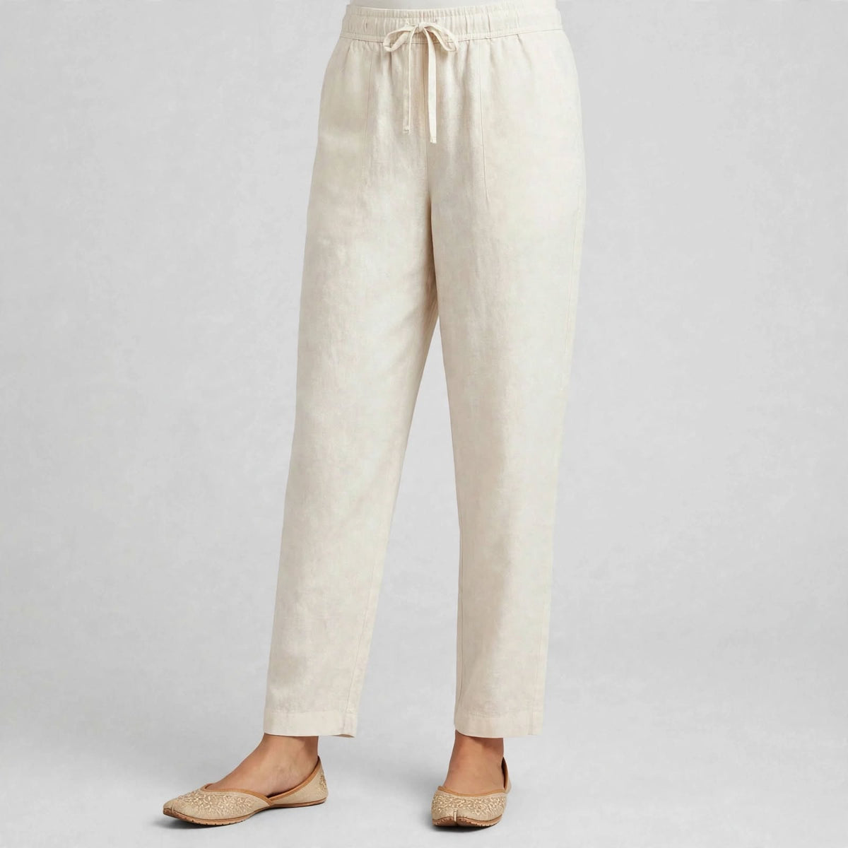 PT09-Straight cut pant - Off White