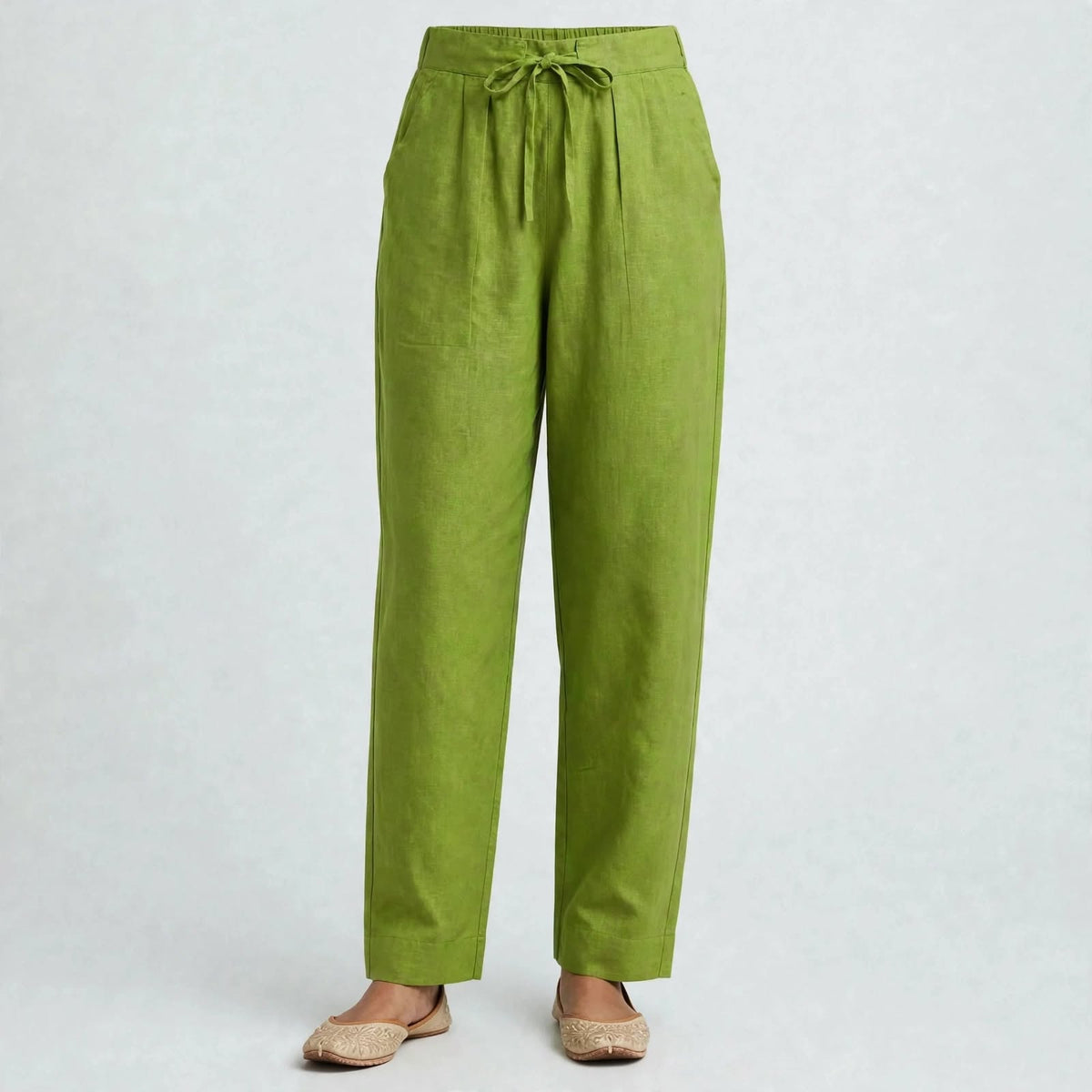 PT11-Straight cut pant - Green