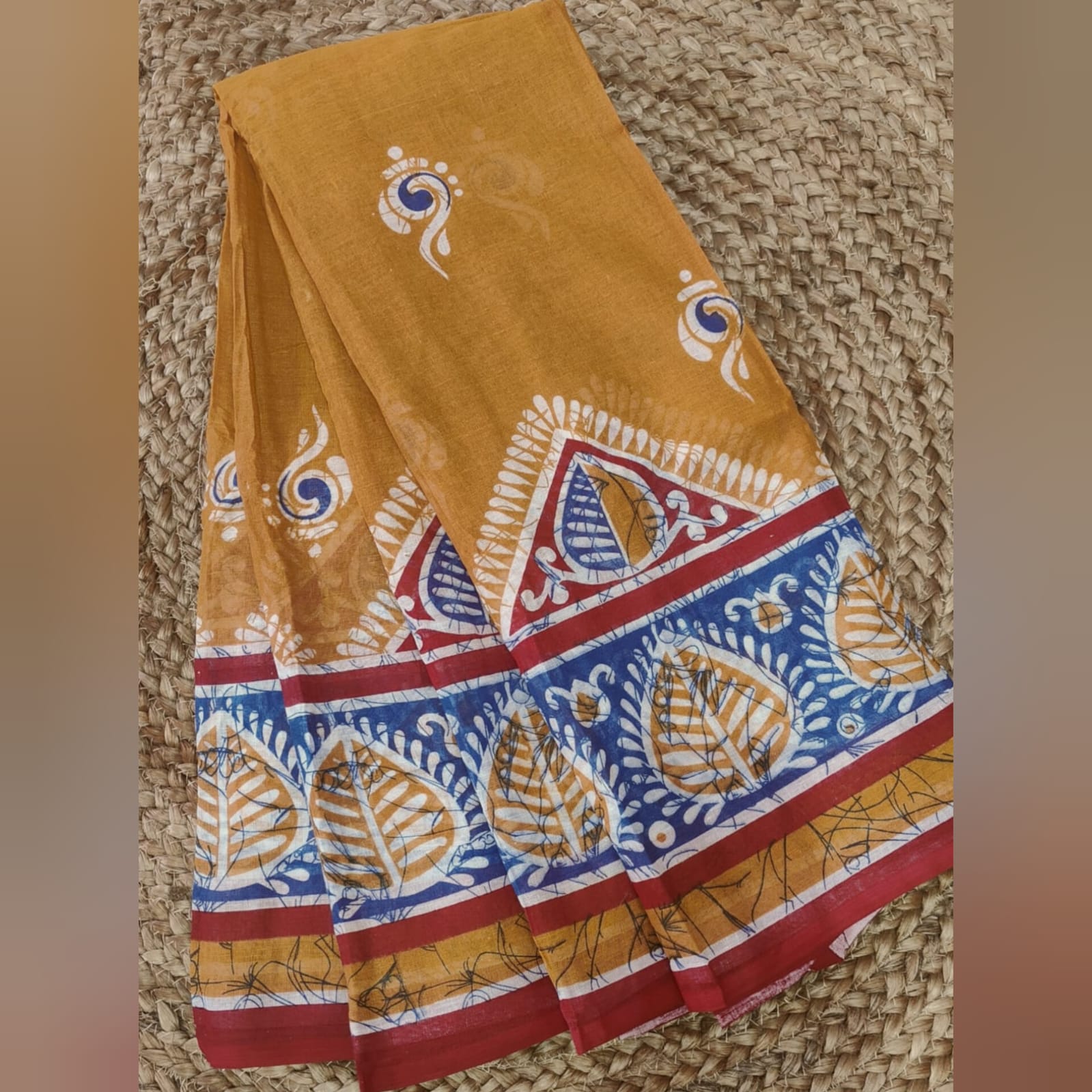 Saree0008-Golden Yellow