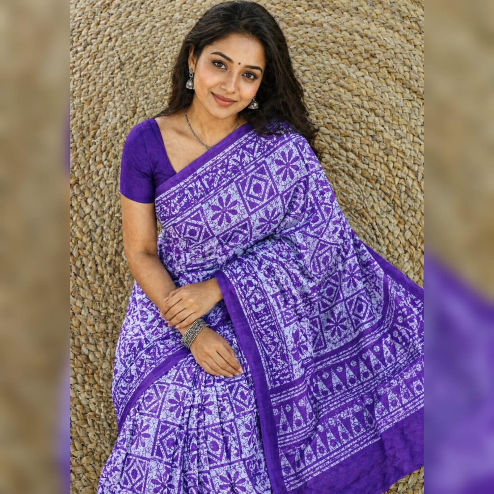 Saree0004-Voilet