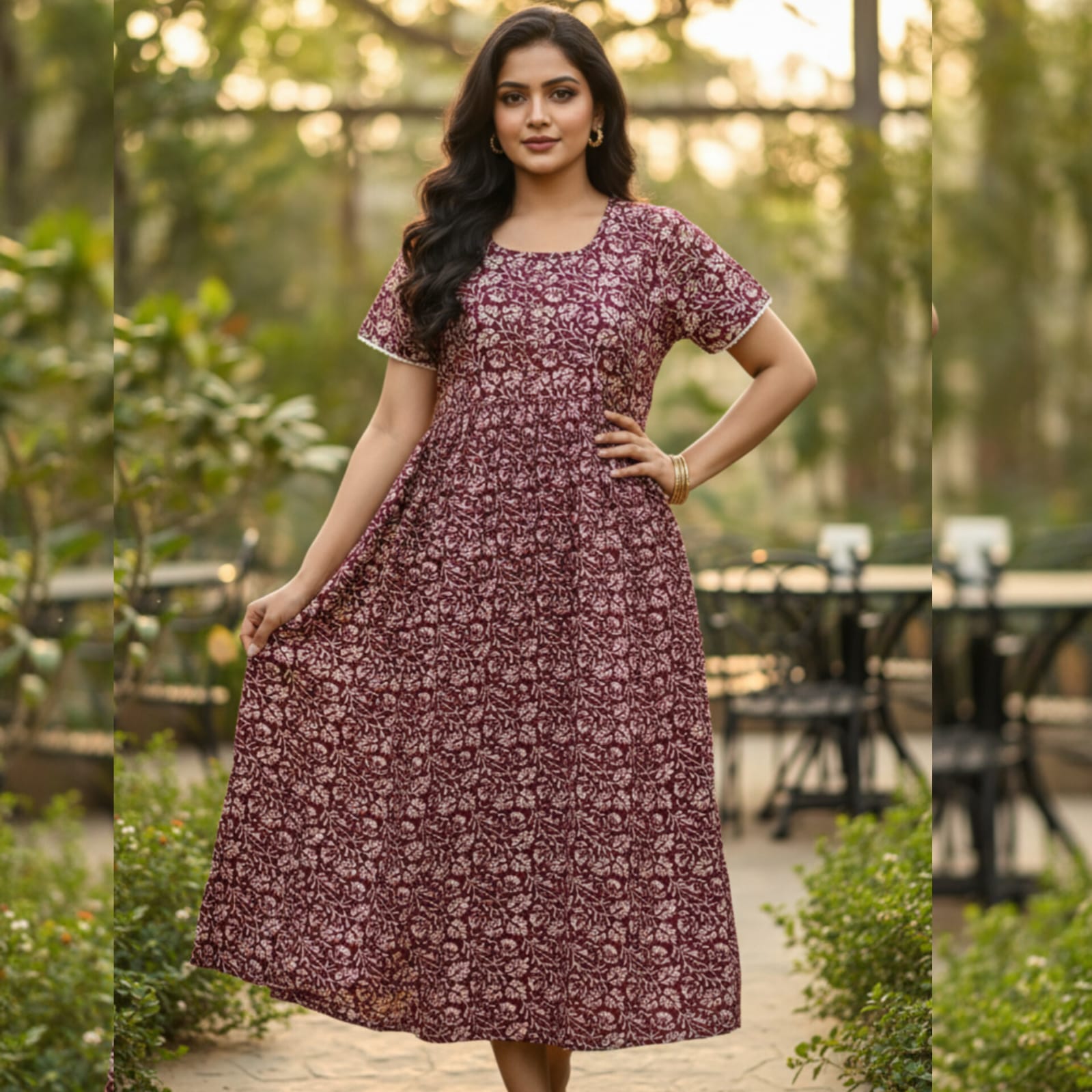 FN0010-Frock nighty