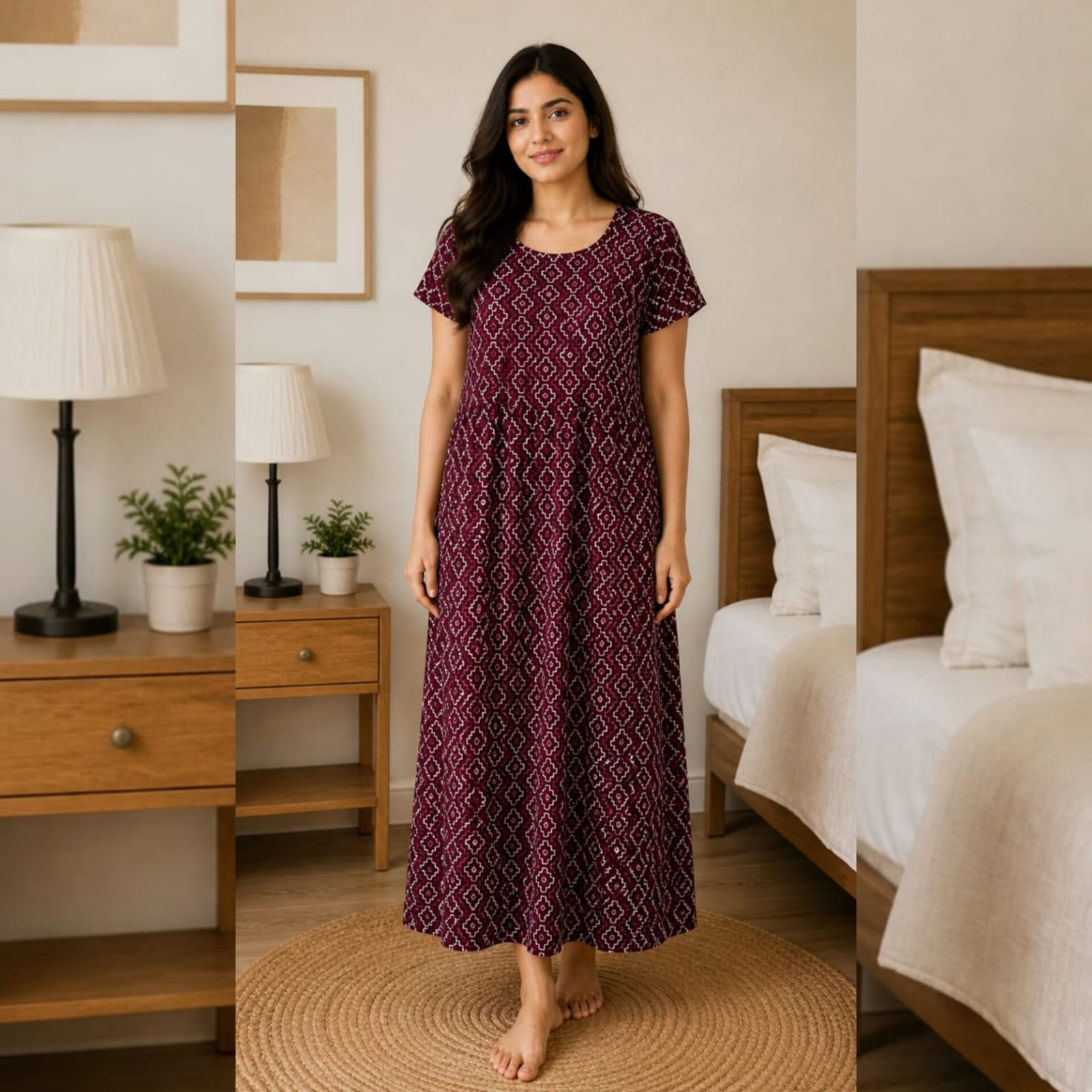 FN0015-Frock nighty