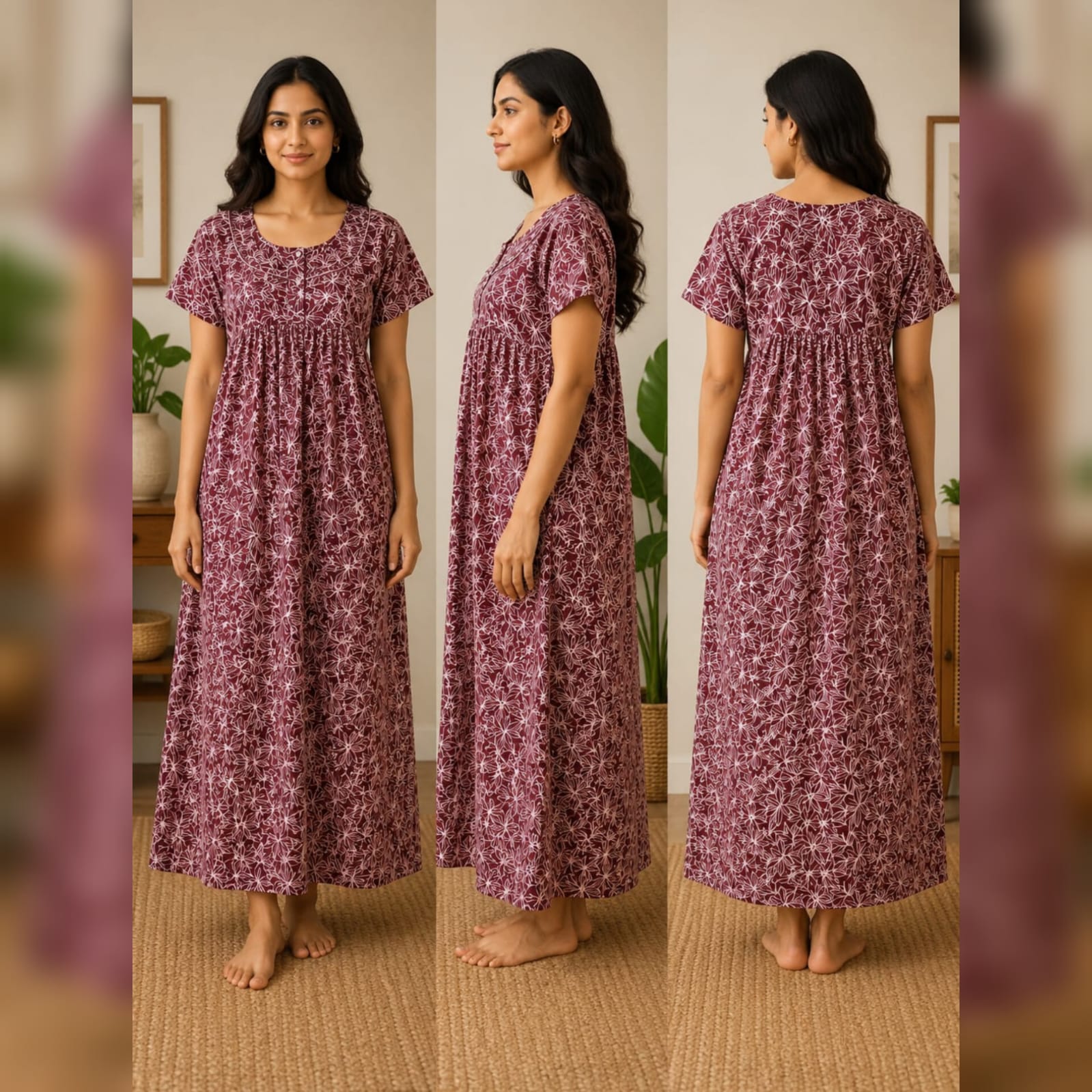 FN0038-Frock nighty