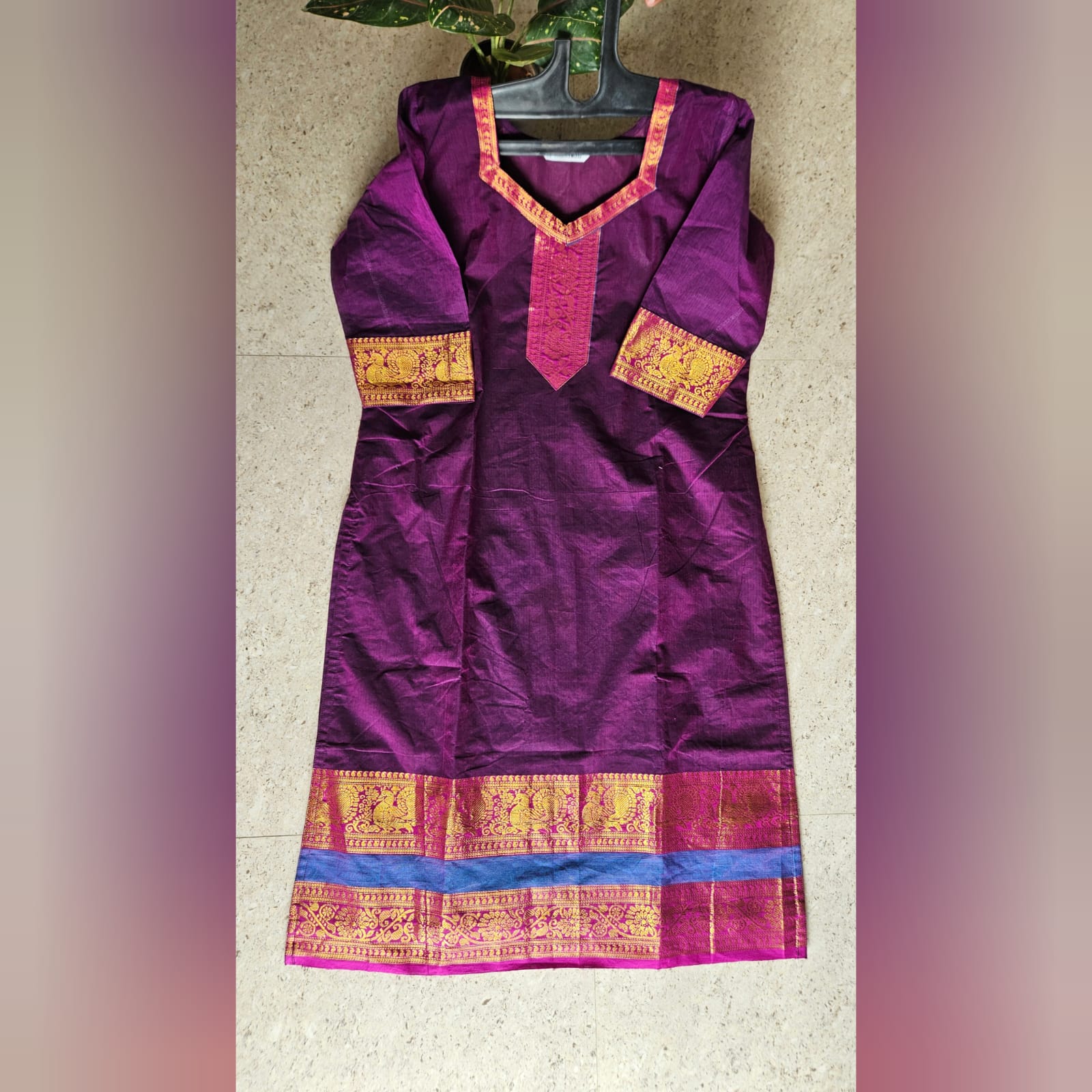 CTC003- Chettinad Cotton Top(Purple)
