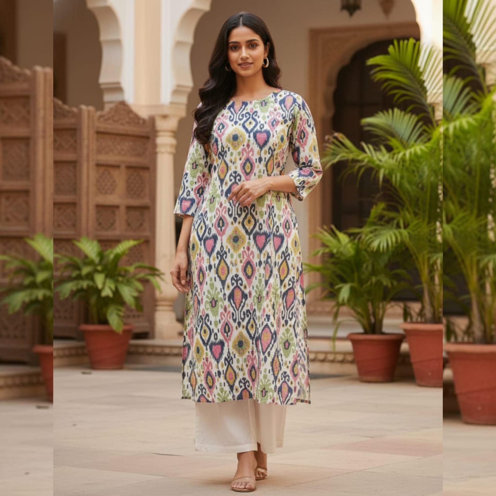 K00027-Kurti-Multi colour (Combo)