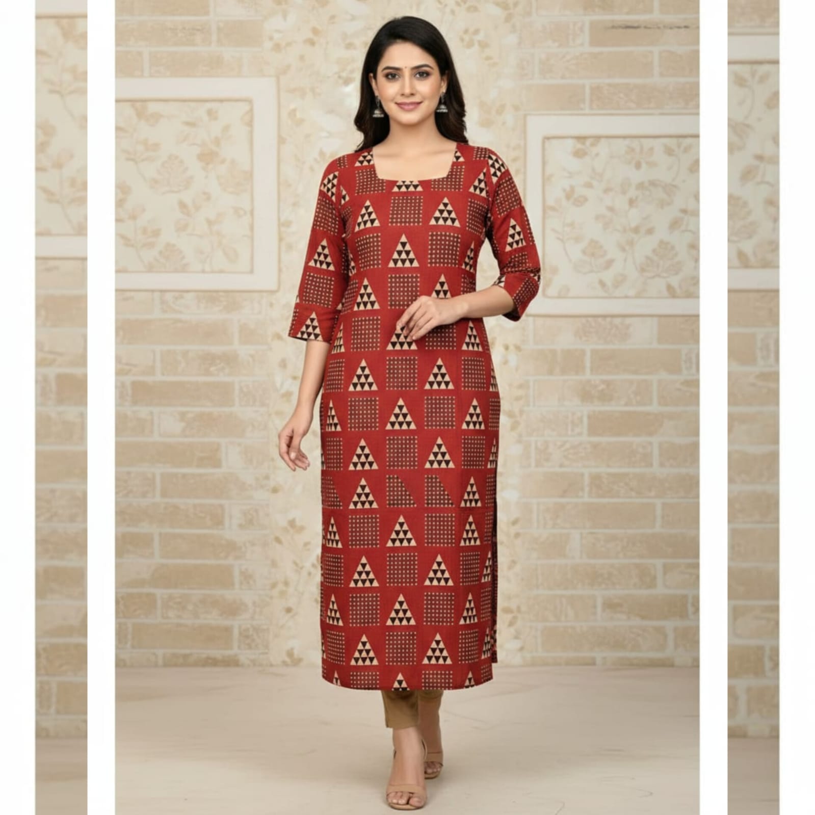 K00026-Kurti-Red (Combo)