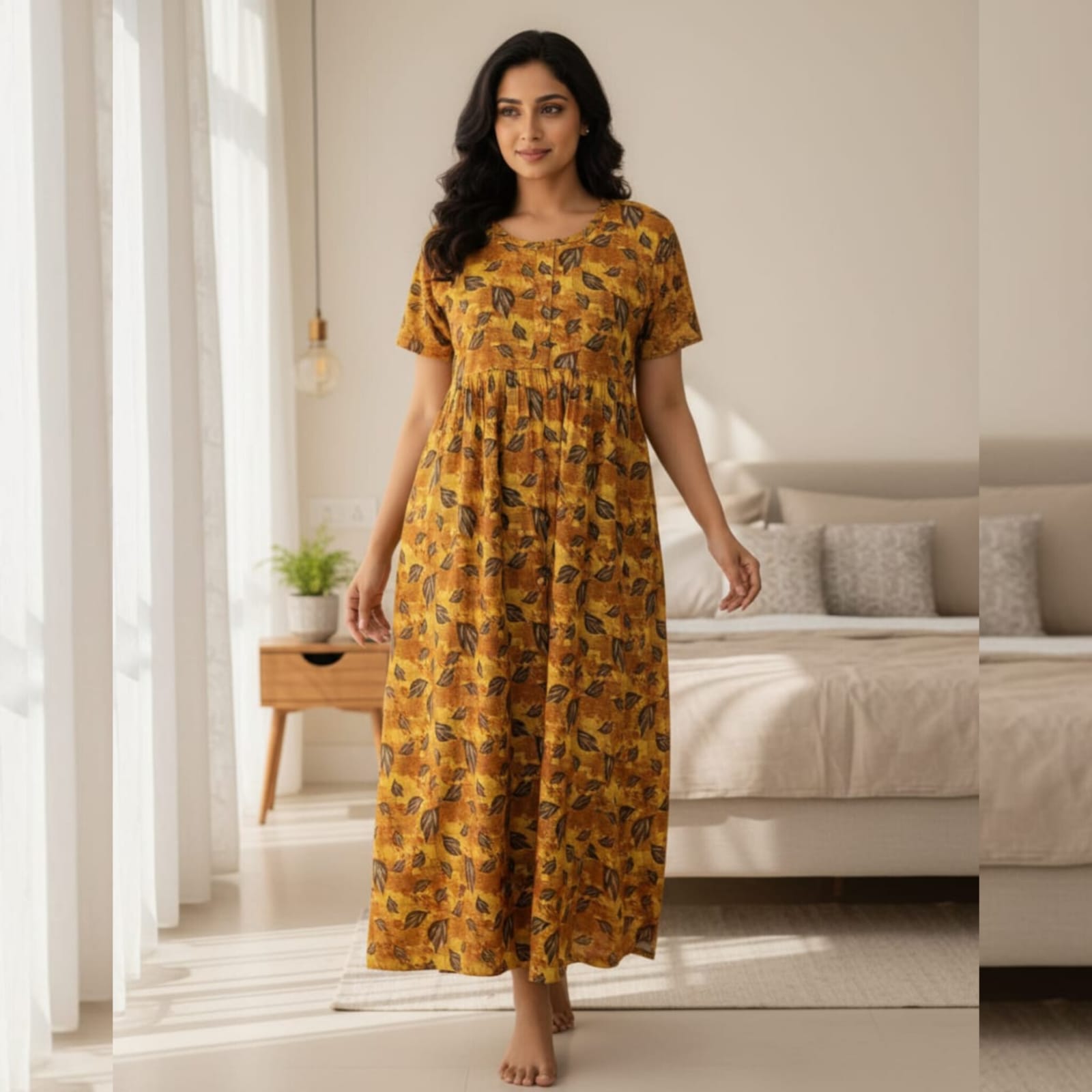 FN0046-Frock nighty