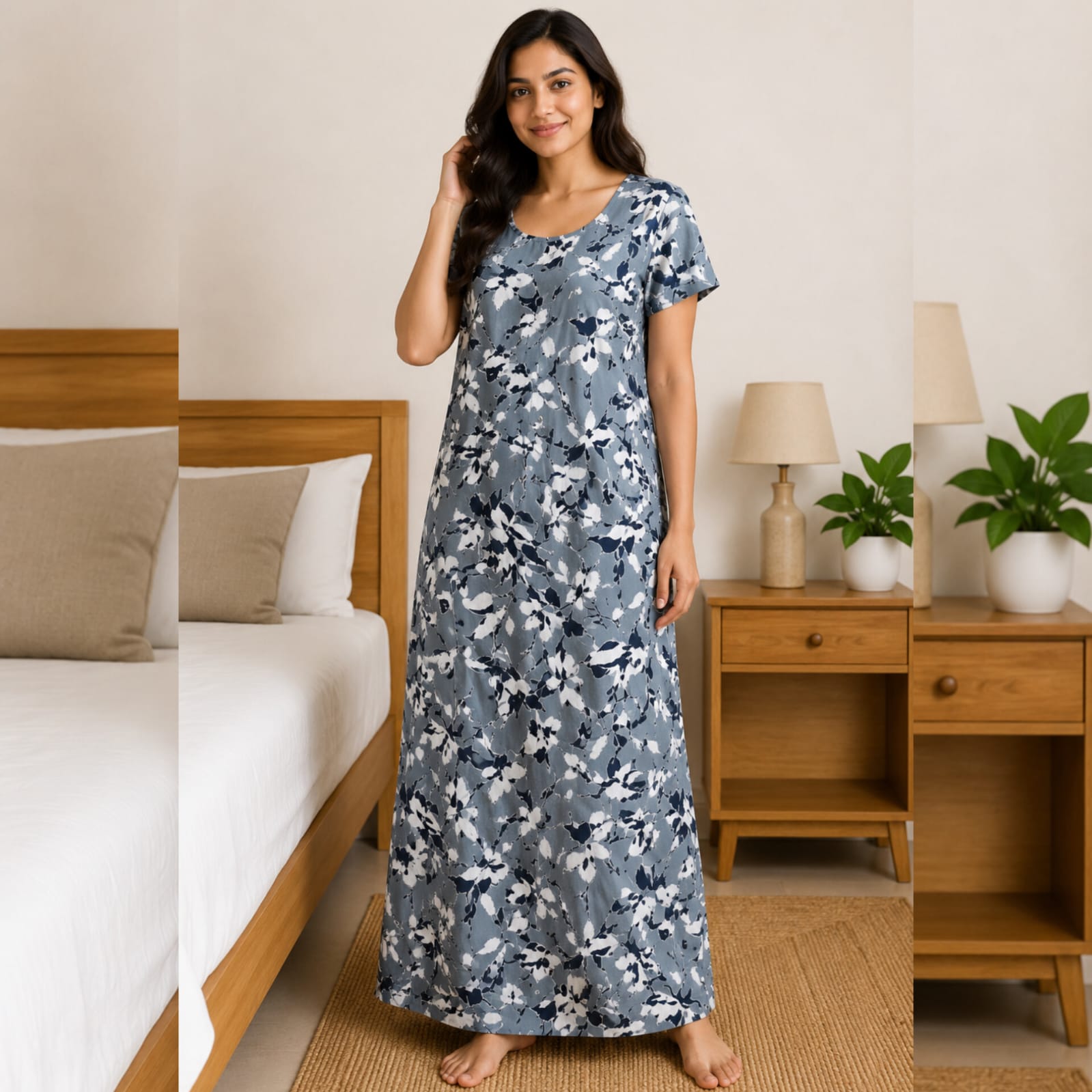 FN0023-Frock nighty