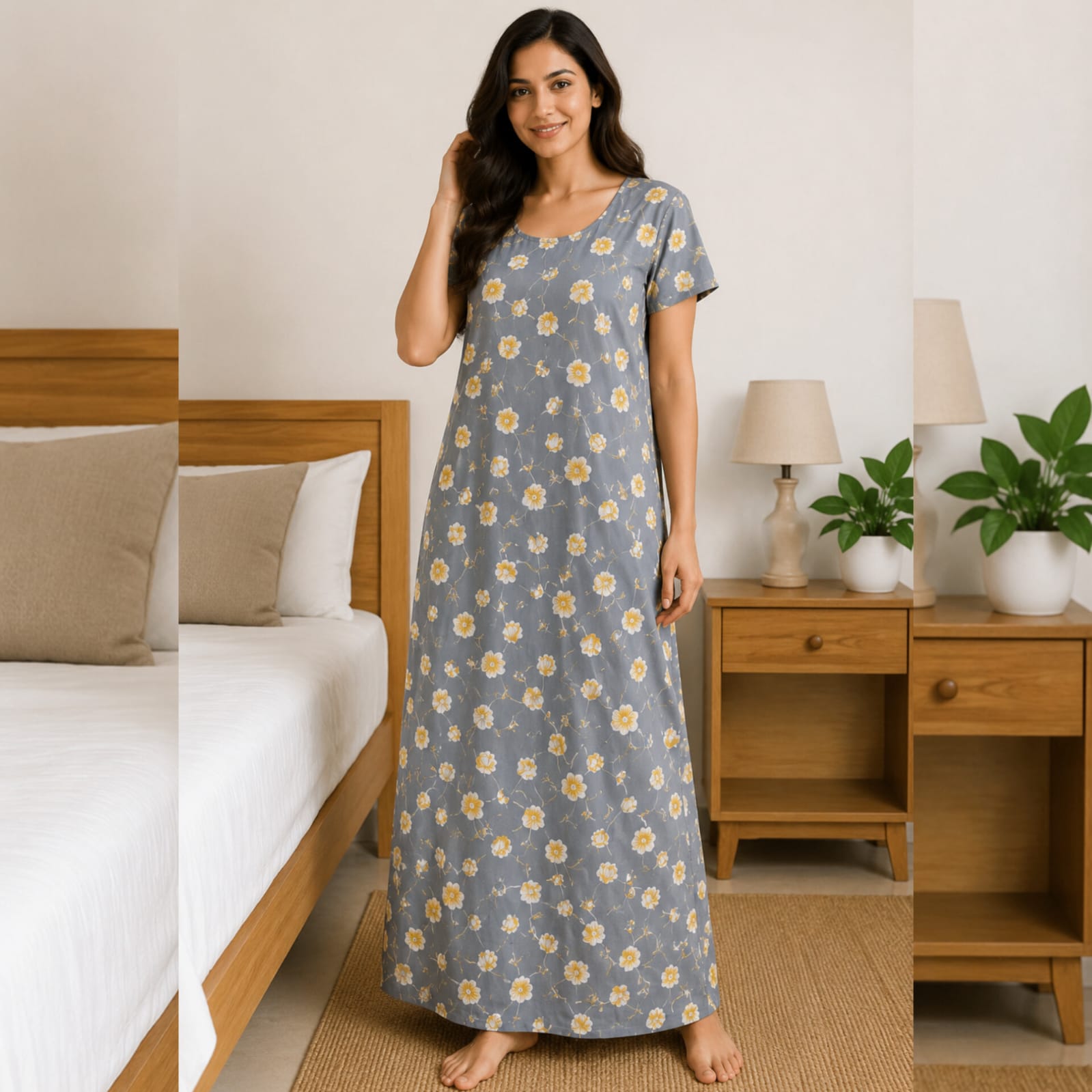 FN0016-Frock nighty