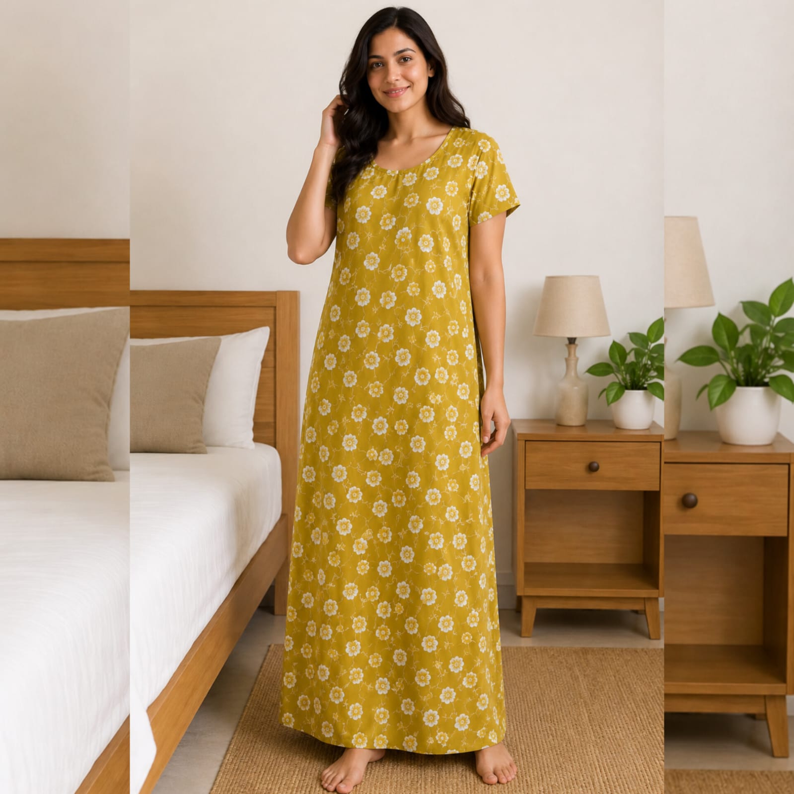 FN0017-Frock nighty