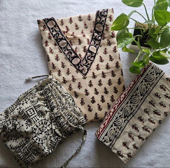 JC0011-Jaipuri cotton - 3piece set