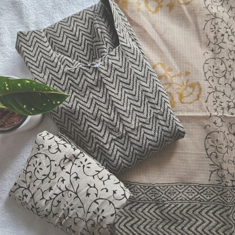 JC0024-Jaipuri cotton - 3piece set