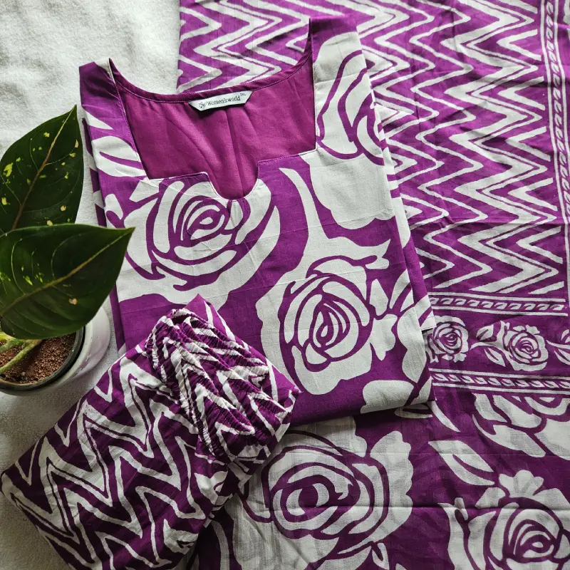 JC0022-Jaipuri Cotton-3-piece set