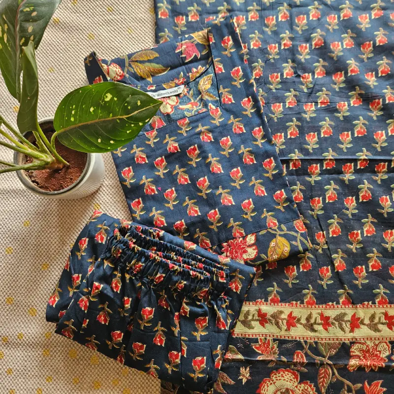 JC0027-Jaipuri Cotton-3-piece set