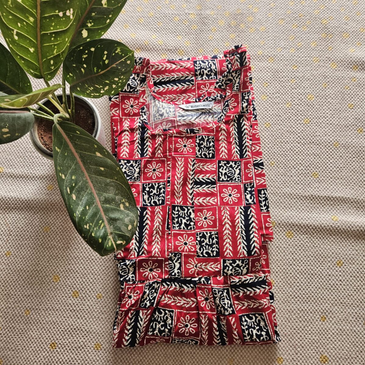 FN0113- Frock Nighty without zip