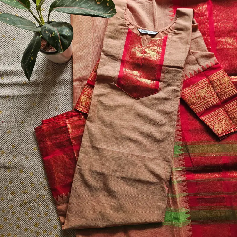 CTC002- Chettinad Cotton- 2 - piece set