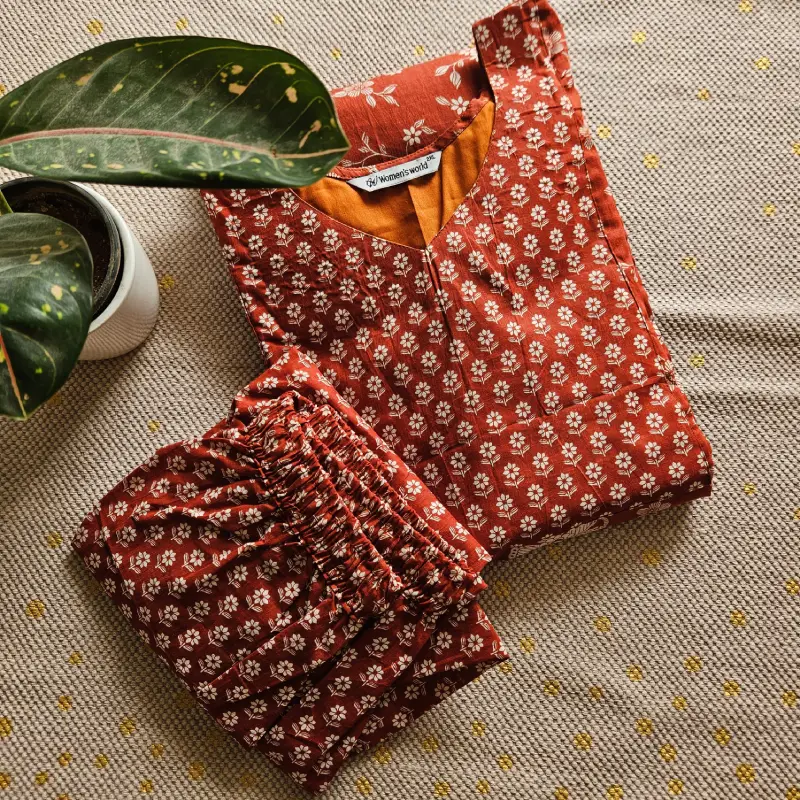 2- piece set - JC00019 - Jaipuri cotton