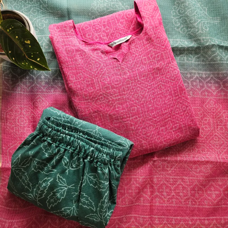 JC0029-Jaipuri cotton with Kotta - 3piece set with linning