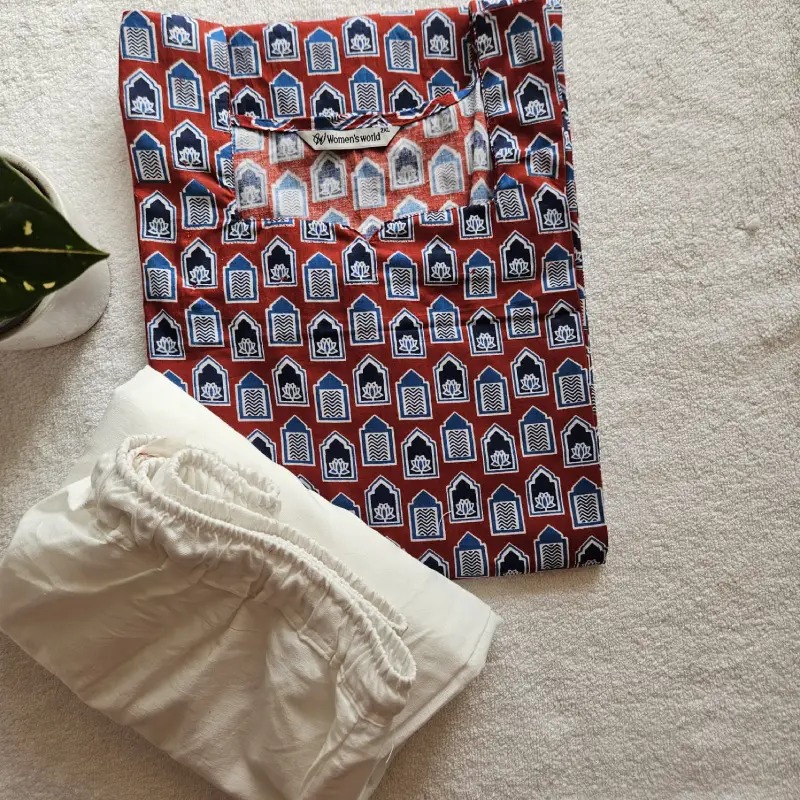 2- piece set - JC00024 - Jaipuri cotton